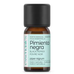 Aceite esencial de Pimienta negra, 100% puro y natural, 10 ml.