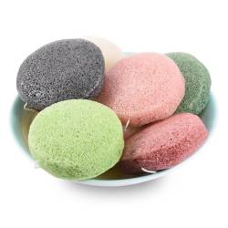 Esponja natural Konjac facial exfoliante