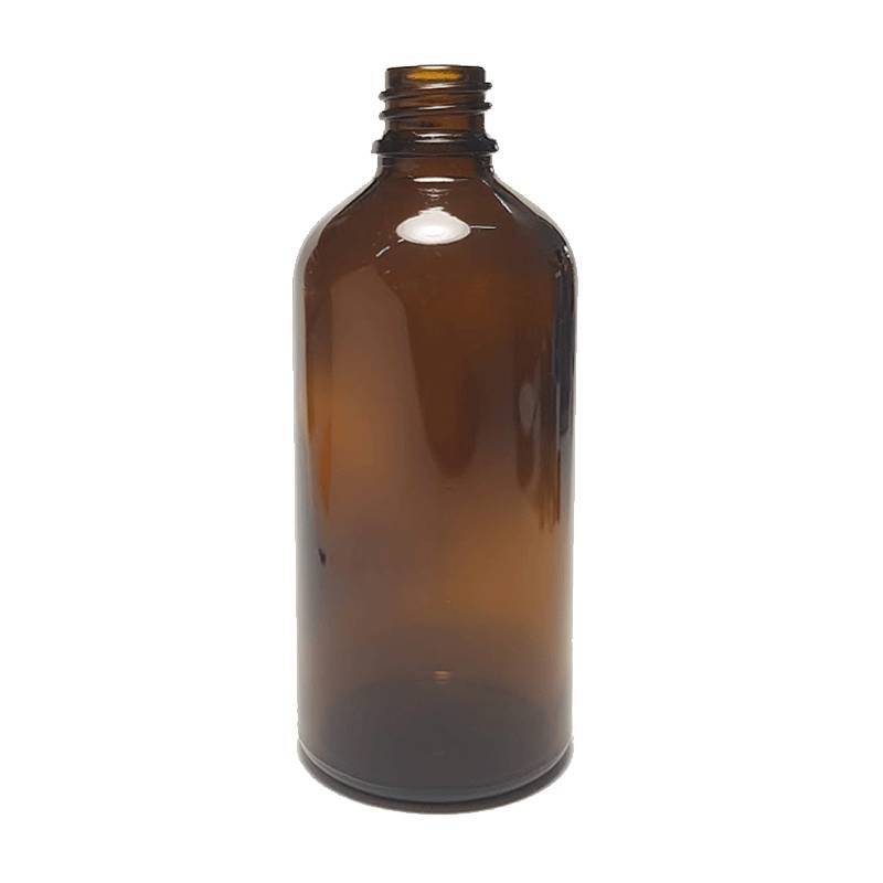 Botella 100 ml de cristal ámbar - Calidad certificada