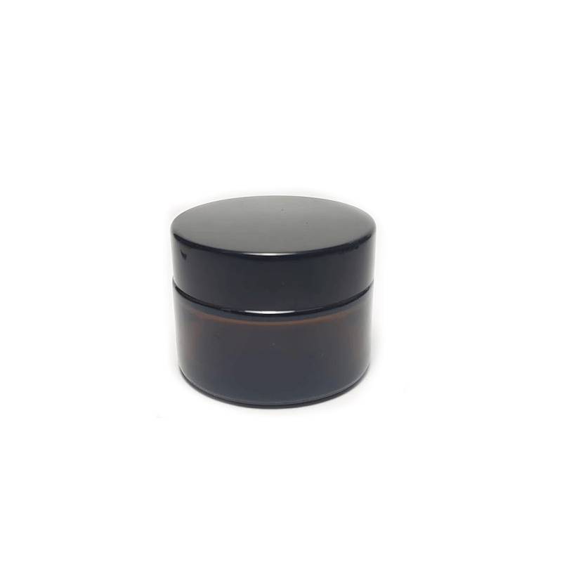 Frasco para crema vidrio ámbar 30 ml