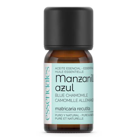 Aceite esencial de Manzanilla Azul, 100% puro y natural, 5 y 10 ml.