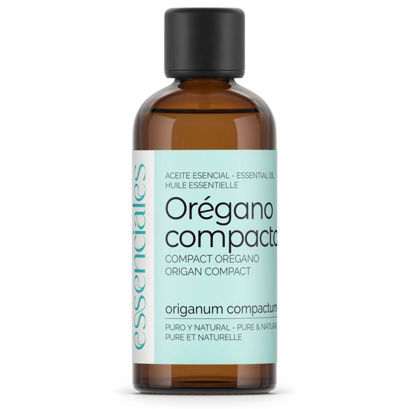 Aceite esencial de Orégano compacto, orégano salvaje o extremeño, 100% puro y natural, 100 ml.
