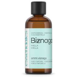Aceite esencial de Biznaga, 100% puro y natural, 100 ml.