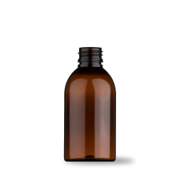 200ml Bottle - Plastic - Amber Color