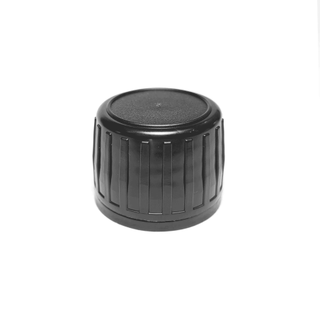 Tapón negro din28 con disco