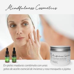 Hypoallergenic organic base cream for sensitive and mature skin care.