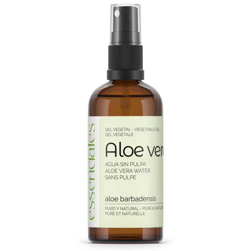 Aloe Vera Water, Pure and 100% natural, includes spray cap, 100 ml.