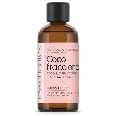 Aceite de coco líquido (fraccionado caprico caprilico), 100% natural,  100 ml