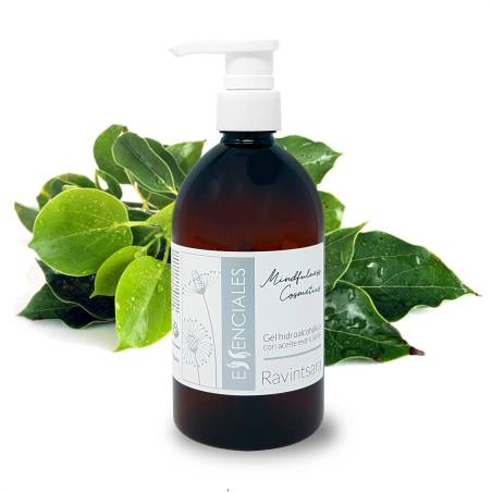 Disinfectant Hydroalcoholic Gel with Essential Oils - Ravintsara