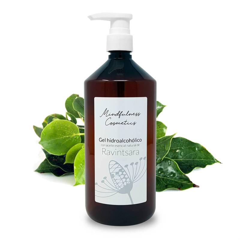 Disinfectant Hydroalcoholic Gel with Essential Oils - Ravintsara