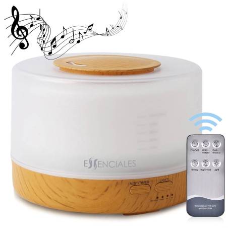 Essential Oil Diffuser with Light and Bluetooth Audio - ESSENSEI