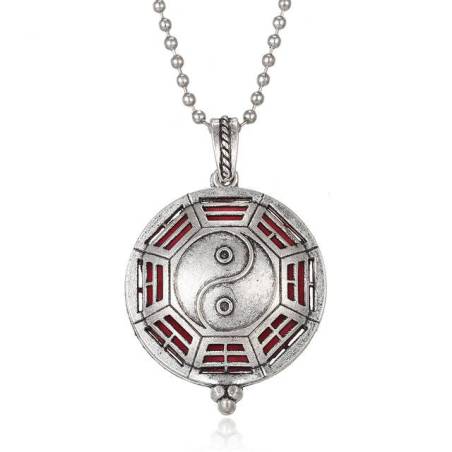 Colar difusor pendente Medallón Yinyang aromaterapia| Essenciales.com
