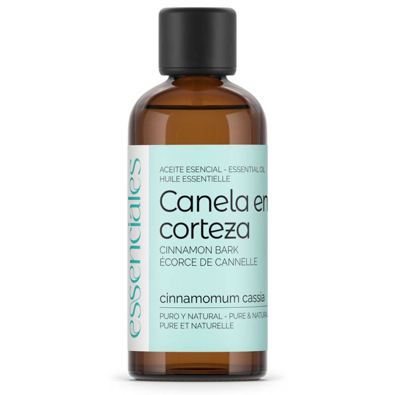 Aceite esencial de Canela en corteza, 100% puro y natural, 100 ml.