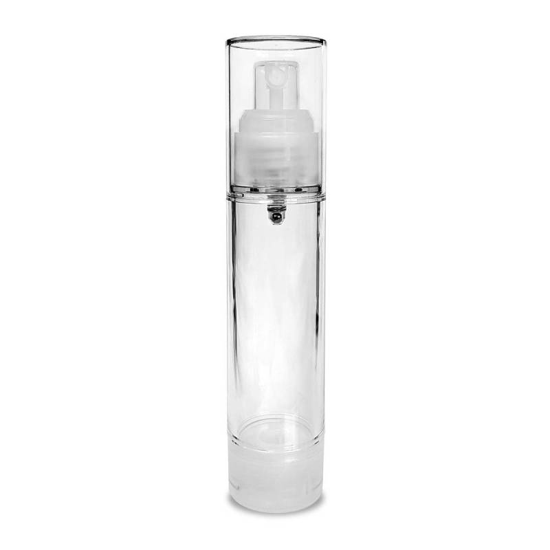 Frasco Airless com Cabeçote Pulverizador Transparente 50 ml