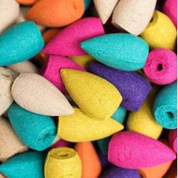 Incense Cones - Mixed Colors