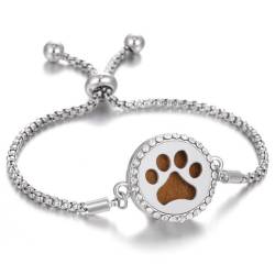 Pulsera cadena de Aromaterapia - Corazones