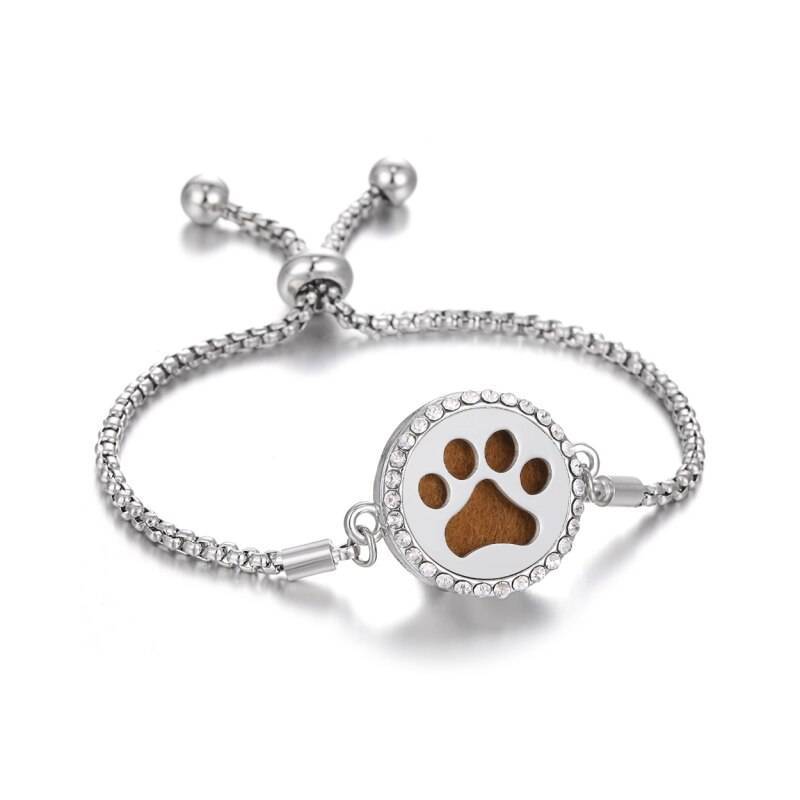 Pulsera cadena de Aromaterapia - Corazones