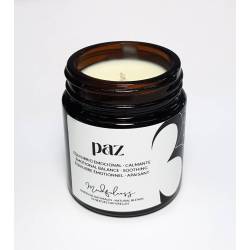 Bougie d'aromathérapie avec huiles essentielles Paix