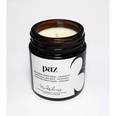 Candela aromaterapia con oli essenziali Pace