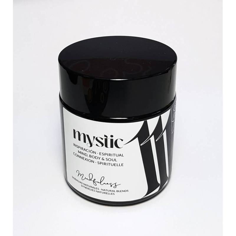 Vela de aromaterapia com óleos essenciais Mystic