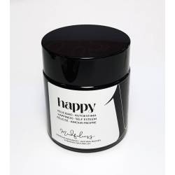 Vela aromaterapia com óleos essenciais Happy