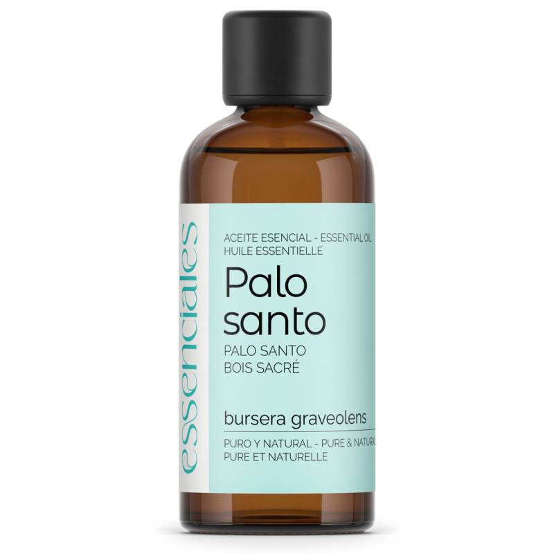 Aceite esencial de Palo Santo, 100% puro y natural, 100 ml.