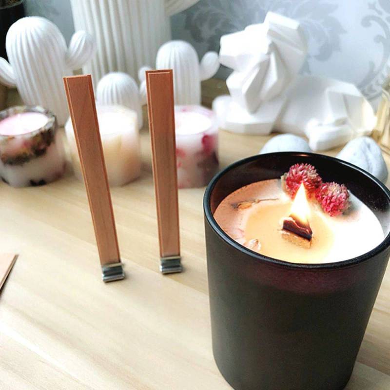 Mecha de madera para velas (pack 10 unidades)