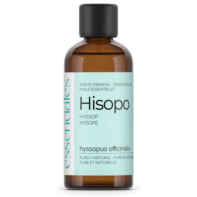 Aceite esencial de Hisopo, 100% puro y natural, 100 ml.