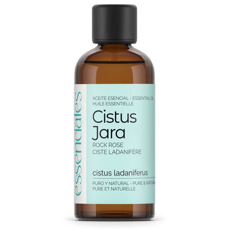 Aceite esencial de Jara o Cistus, 100% puro y natural, 100 ml.