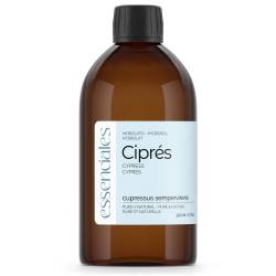 Agua de Ciprés natural, hidrolato puro y natural de ciprés, 500 ml.