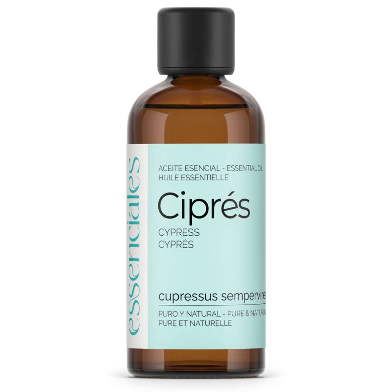 Aceite esencial de Ciprés, 100% puro y natural, 100 ml.