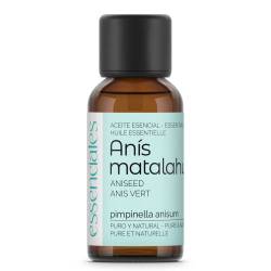 Aceite esencial de Anís Matalahúva, 100% puro y natural, 30 ml.