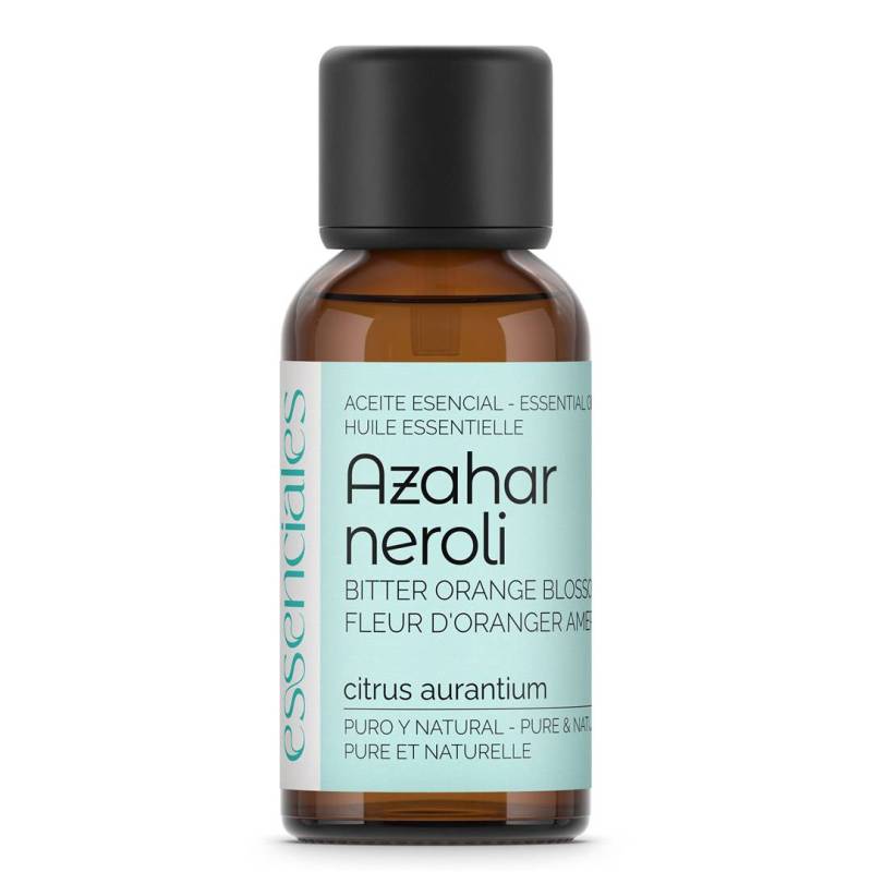 Aceite esencial de Azahar Neroli o flor de naranjo amargo, 100% puro y natural. Calidad suprema. 30 ml.