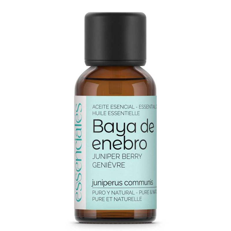 Aceite esencial de Baya de Enebro, 100% puro y natural,  30 ml.