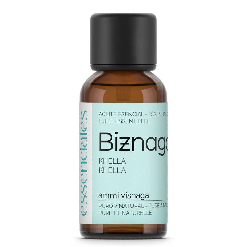Aceite esencial de Biznaga, 100% puro y natural, 30 ml.