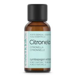 Aceite esencial de Citronela, 100% puro y natural, 30 ml.
