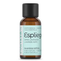 Aceite esencial de Espliego, 100% puro y natural, 30 ml.