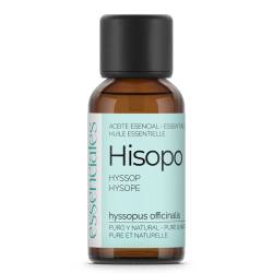 Aceite esencial de Hisopo, 100% puro y natural, 30 ml.