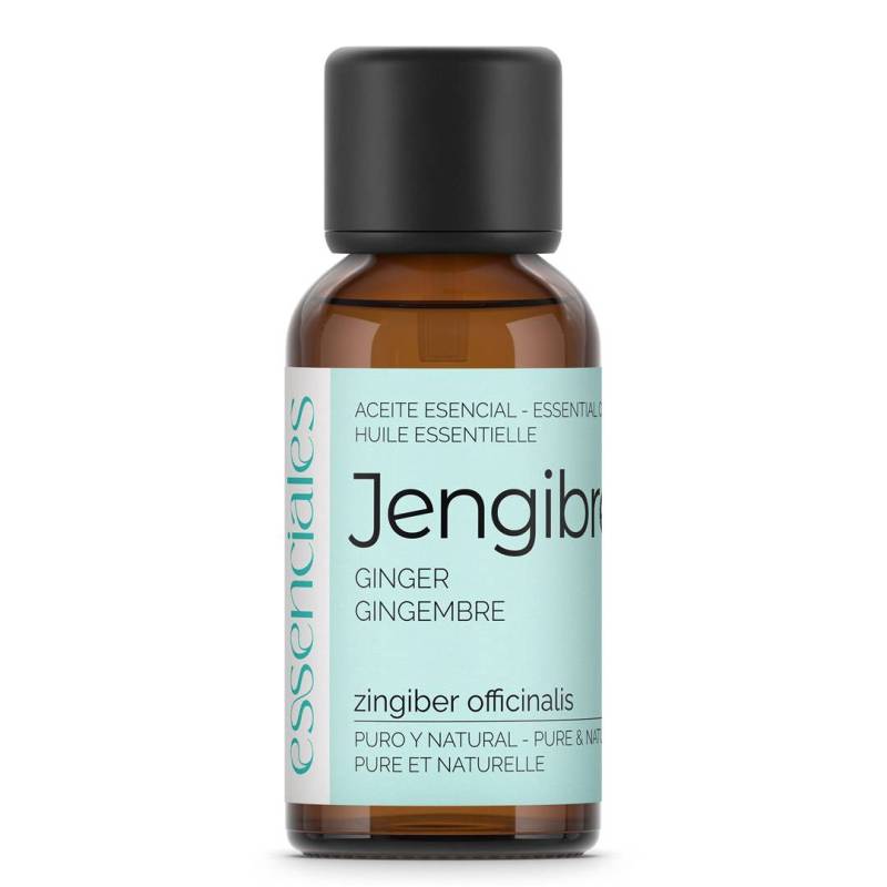 Aceite esencial de Jengibre, 100% puro y natural, 30 ml.