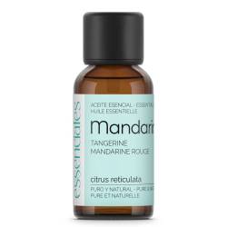 Aceite esencial de mandarina, 100% puro y natural, 30 ml.