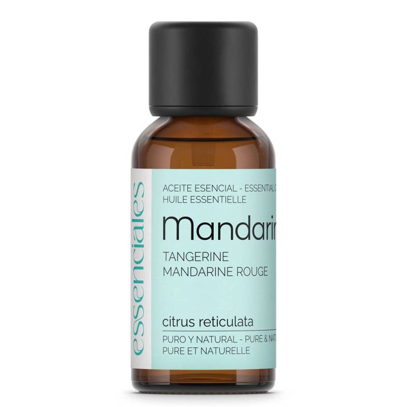 Aceite esencial de mandarina, 100% puro y natural, 30 ml.