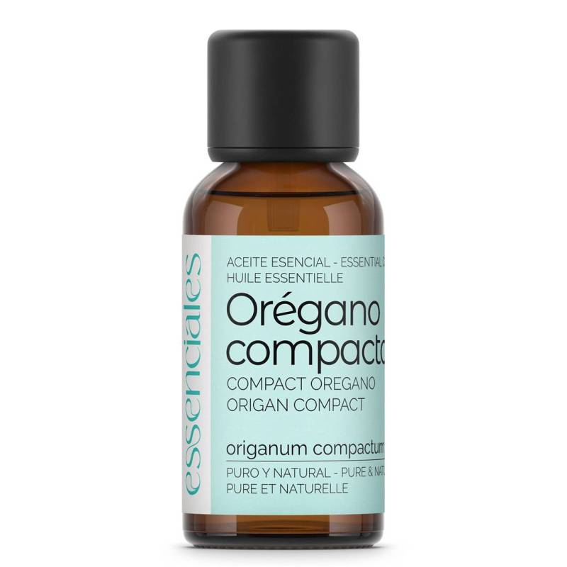 Aceite esencial de Orégano compacto, orégano salvaje o extremeño, 100% puro y natural, 30 ml.