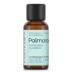 Aceite esencial de Palmarosa, 100% puro y natural, 30 ml.