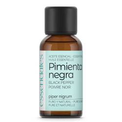 Aceite esencial de Pimienta negra, 100% puro y natural, 30 ml.