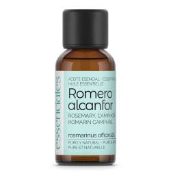 Aceite esencial de Romero alcanfor, 100% puro y natural, 30 ml.