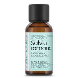 Aceite esencial de Salvia sclarea o romana, 100% puro y natural, 30 ml.