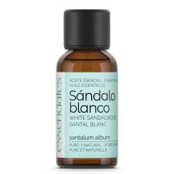 Aceite esencial de Sándalo blanco, 100% puro y natural, 30 ml.