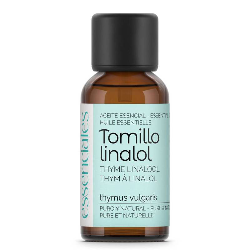 Aceite esencial de Tomillo linalol, 100% puro y natural, 30 ml.
