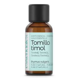 Aceite esencial de Tomillo timol, 100% puro y natural, 30 ml.