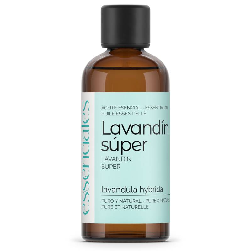 Aceite esencial de Lavandín Súper, 100% puro y natural, 100 ml.
